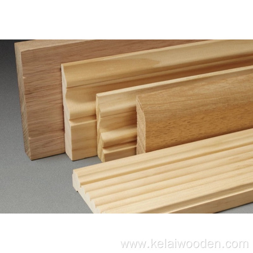 skirting lacquered solid oak